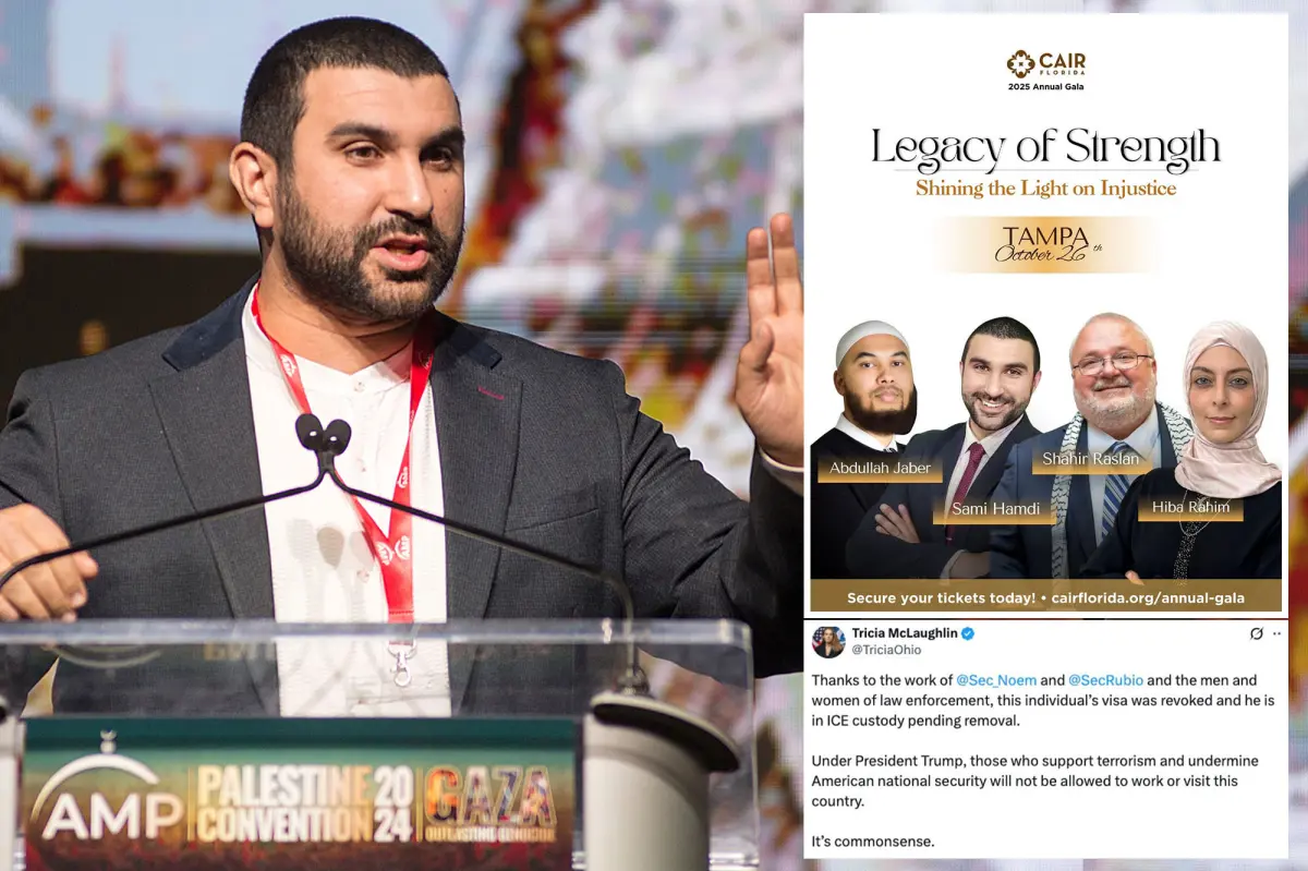 UK commentator who celebrated Hamas’ Oct. 7 terror attack is detained at US airport