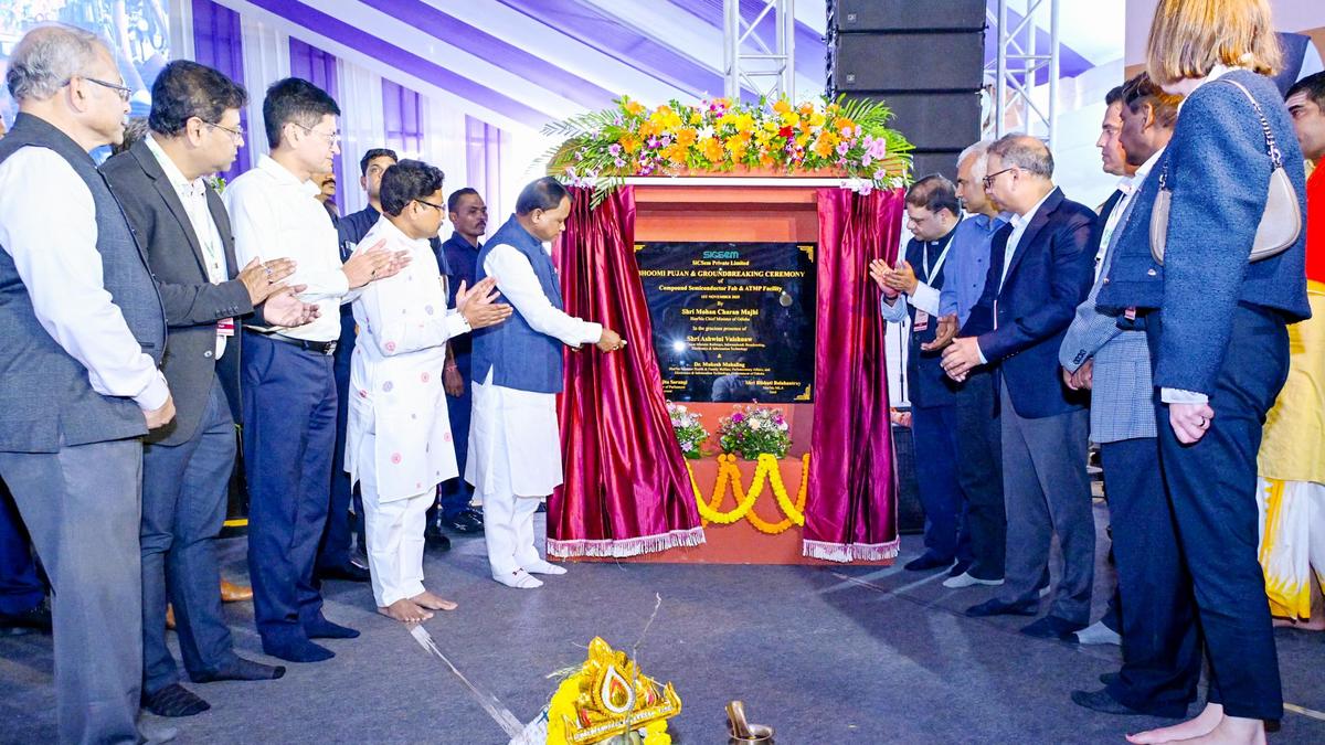 Foundation for semiconductor production unit laid in Bhubaneswar