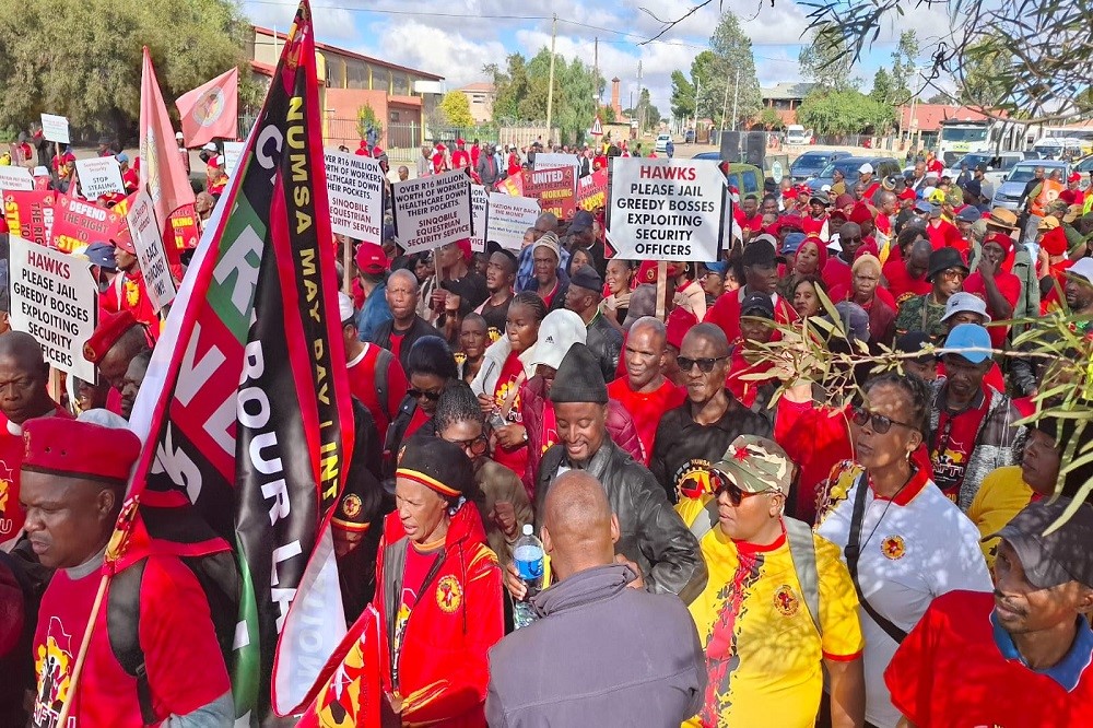 Numsa expected to march to National Treasury on Friday