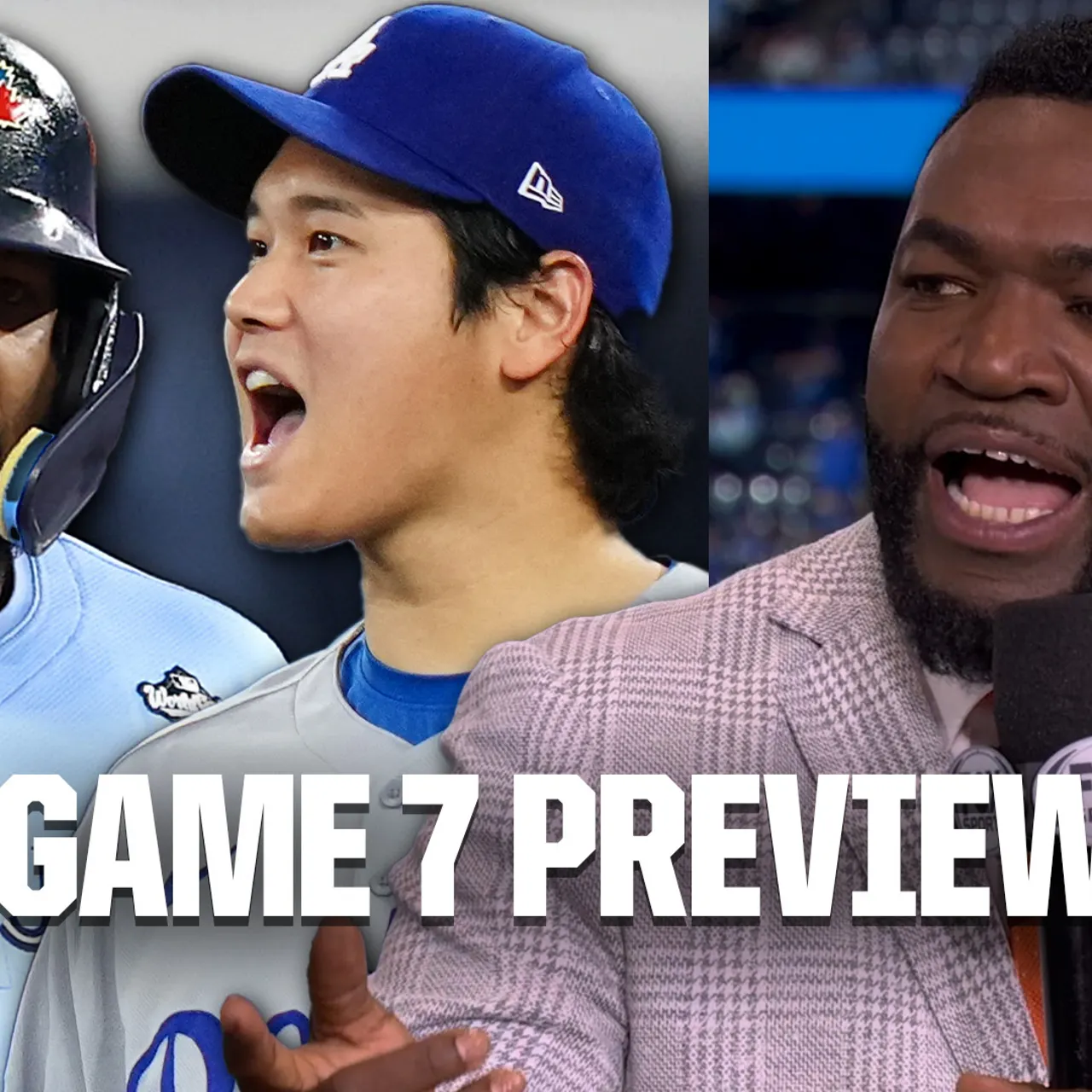 WORLD SERIES GAME 7 PREVIEW  Dodgers vs. Blue Jays: Derek Jeter, Big Papi & A-Rod Weigh in