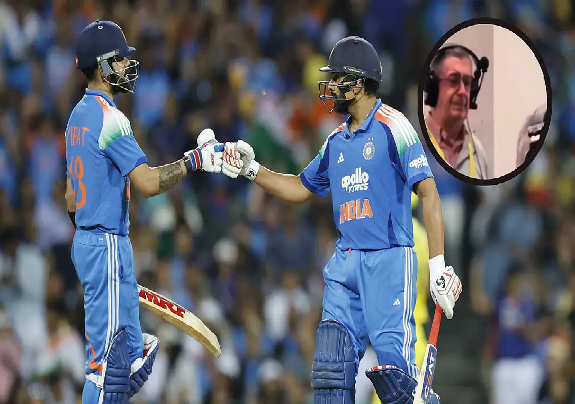 Emotional Australian commentator tears up during Rohit, Kohli farewell in Sydney
