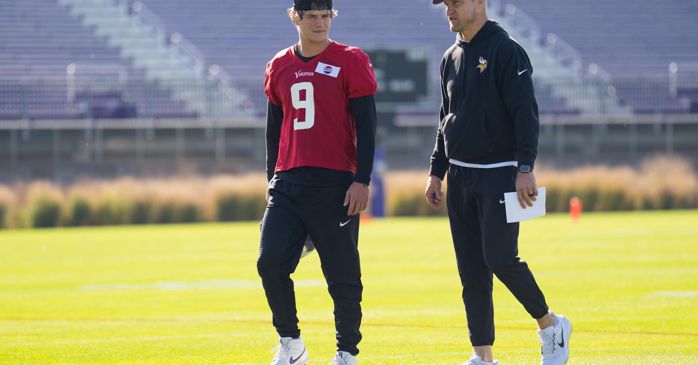 J.J. McCarthy to start in Vikings vs. Lions