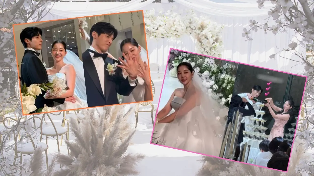 Korean Actress Kim Ga-eun Says ‘I Do’ To Yoon Sun-woo After 10 Years of Dating In A Joyful Wedding Ceremony, Shares Candid Photos