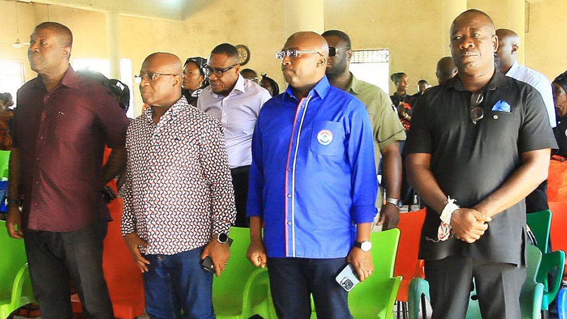 Bawumia Joins Obeng Manu to Bury Late Father in Berekum