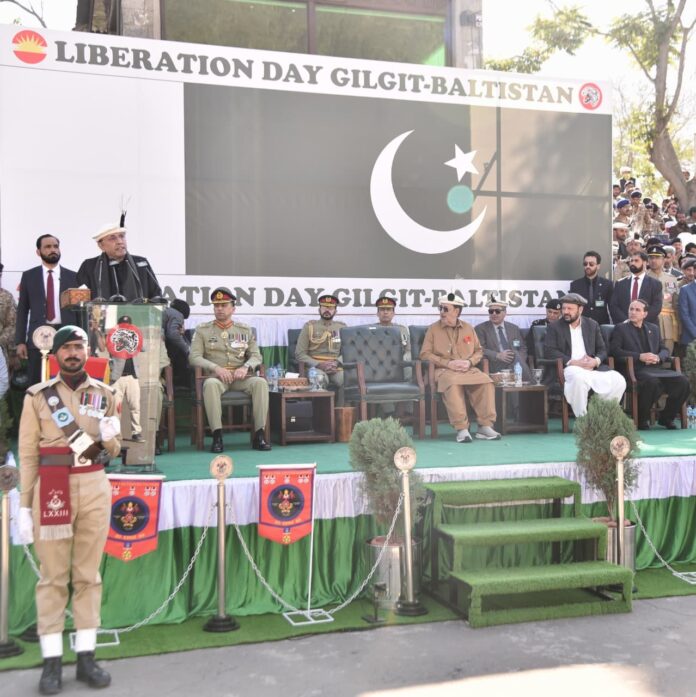 President eulogies GB’s sacrifices, calls for turning region into model of development, equality