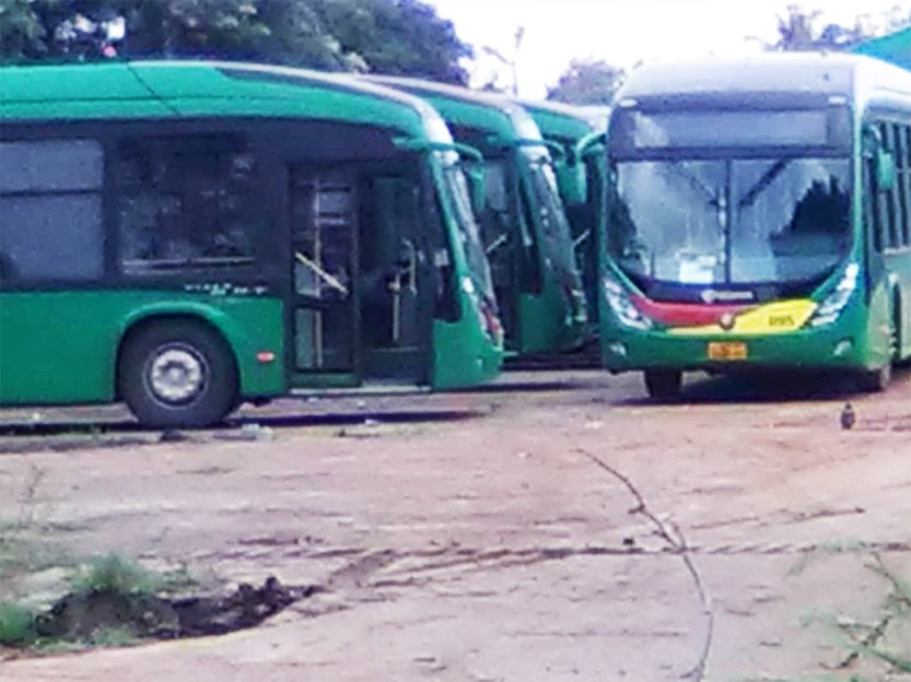 38 buses for AfD funded Bus Rapid Transit project grounded