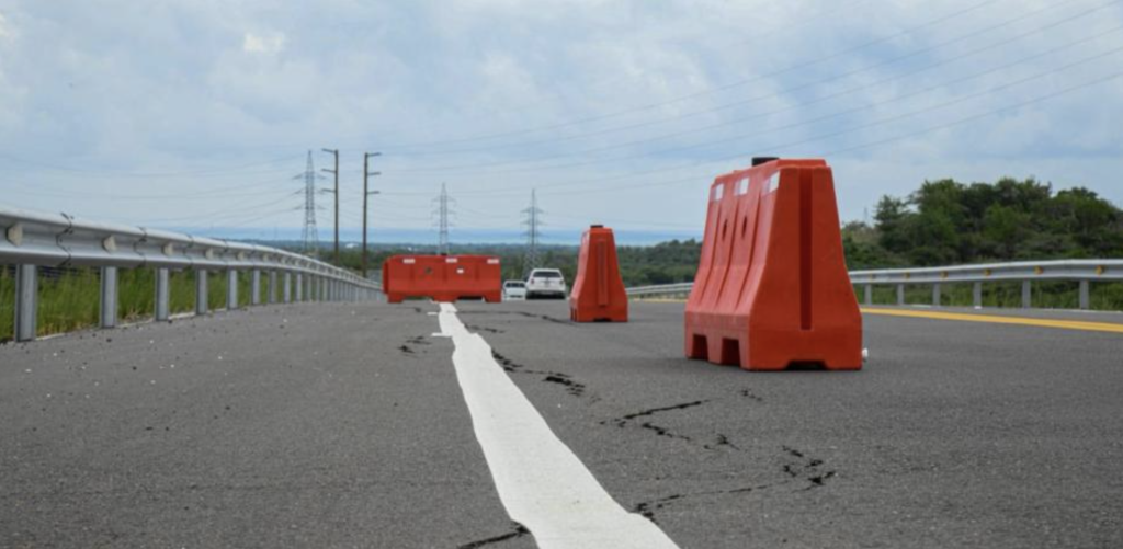 Cracks appear on Bani Bypass just weeks after inauguration