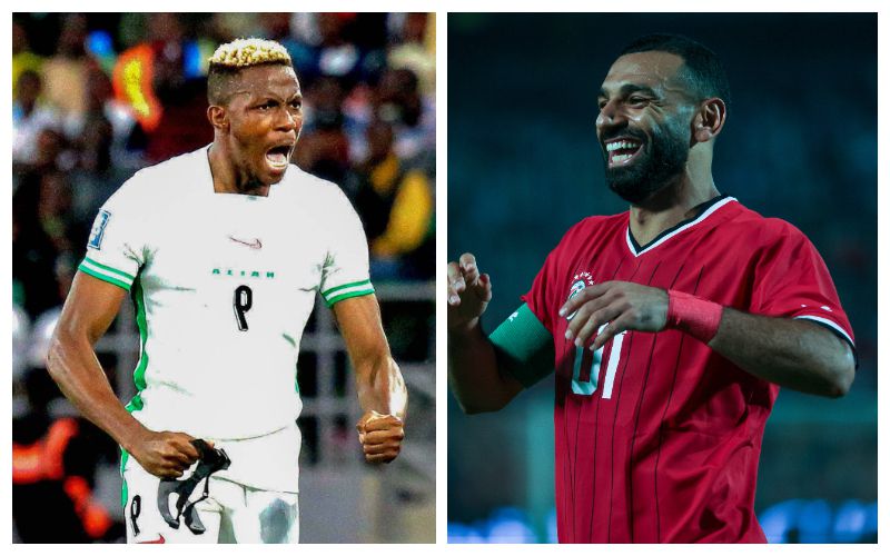 Nigeria vs Egypt: Osimhen looking to do a double over Salah in friendly game ahead of AFCON