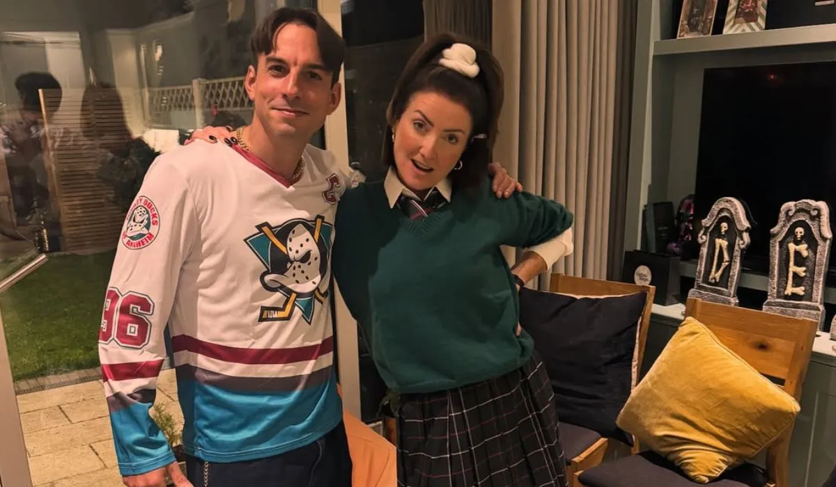 Jennifer Zamparelli goes back in time for her big Halloween bash