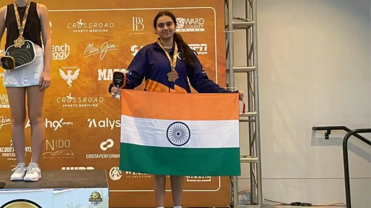 Anushka Chhabria Completes Stunning Hat-Trick with U14 Girls Singles Bronze at Pickleball World Cup