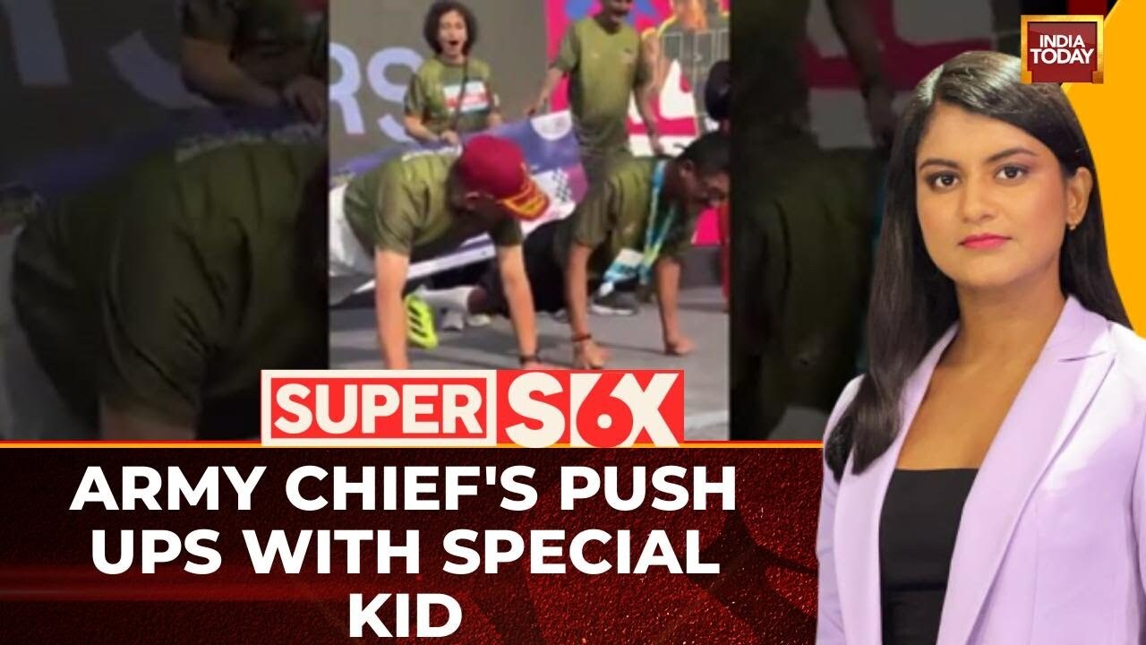 Army Chief's Heartwarming Gesture: Joins Divyang Man For Push-Ups in Viral Video