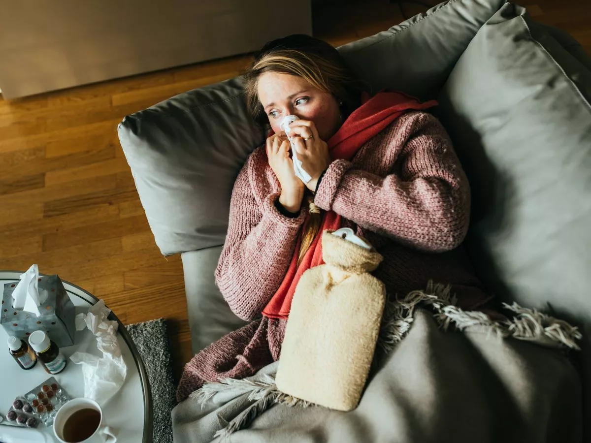 Flu levels in England soar as UK Health Security Agency today issues 'stay at home' advice