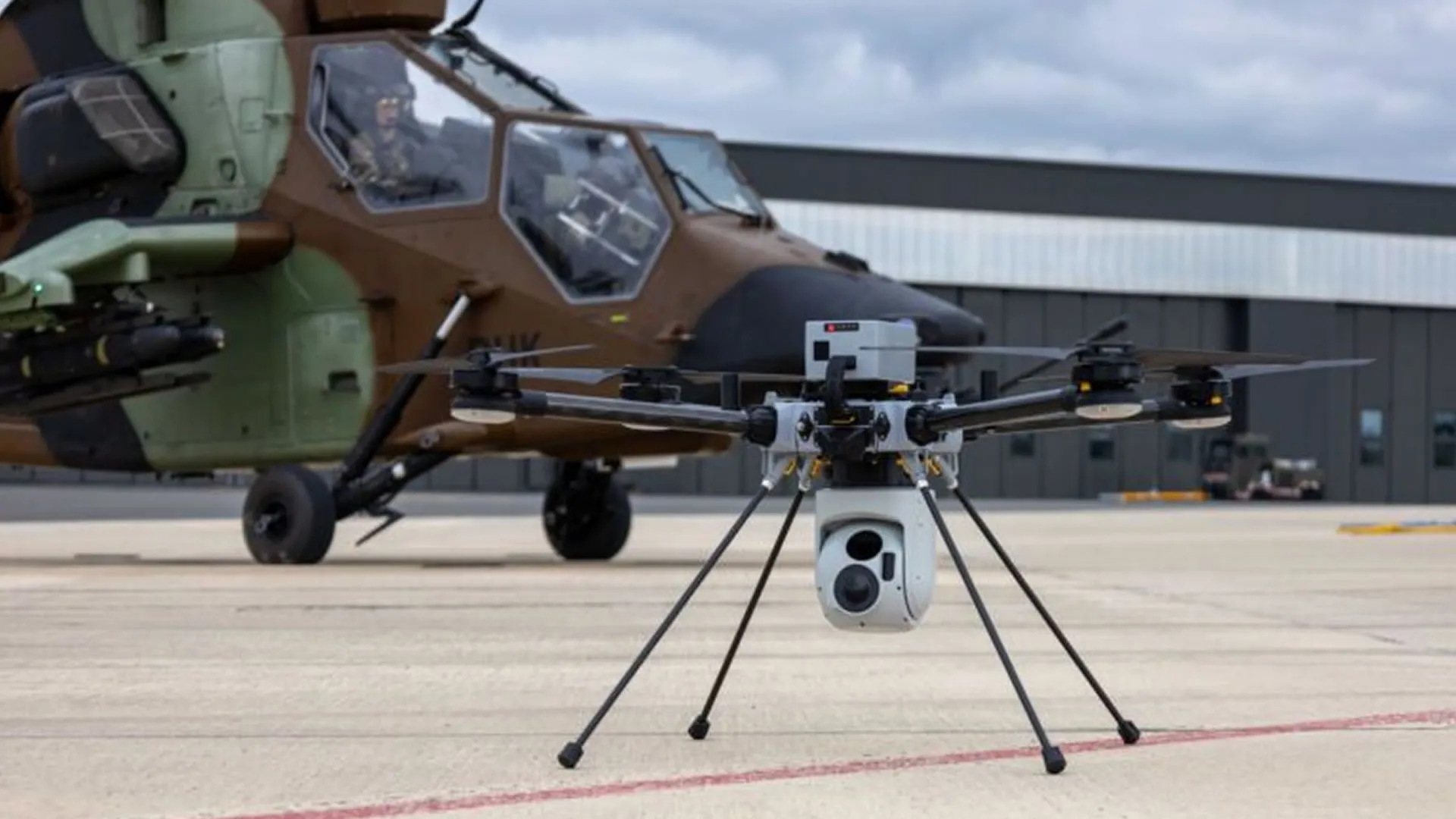 made laser 'paints' targets for pinpoint guided weapons strikes