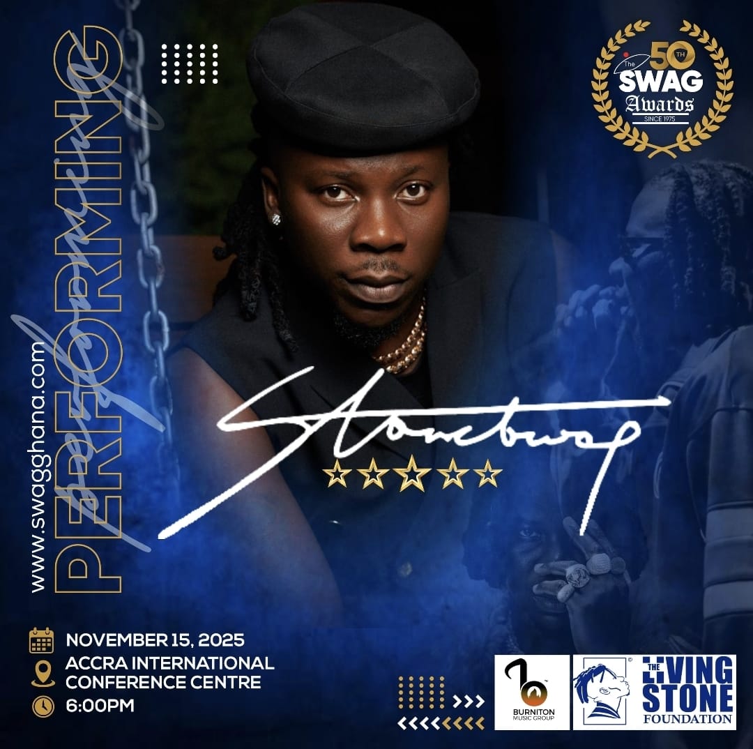SWAG Awards: Stonebwoy set to ignite Golden Jubilee event with a blowout performance