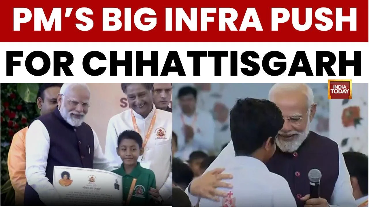 PM Modi's Mega ₹14,260 Cr Infra Push On Chhattisgarh's 25th Anniversary