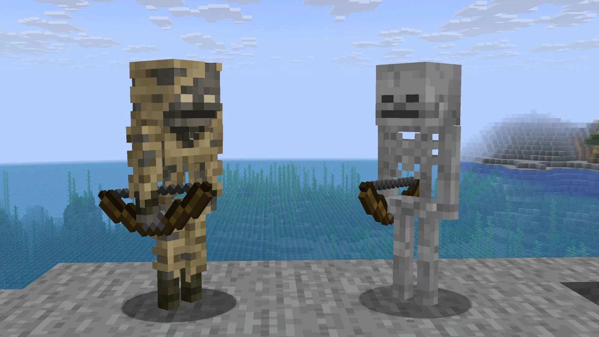 Skeleton vs Parched in Minecraft: How different are the two mobs?