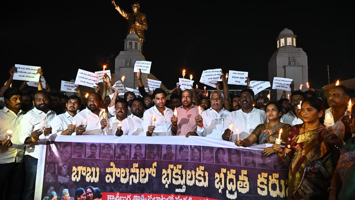 YSRCP seeks justice for Kasibugga temple stampede victims