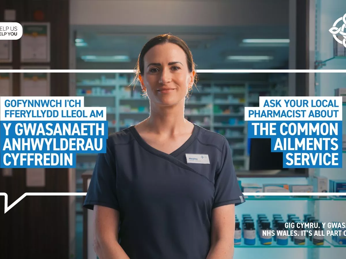 People directed to Welsh local pharmacies for common ailments in 'Help Us Help You' campaign