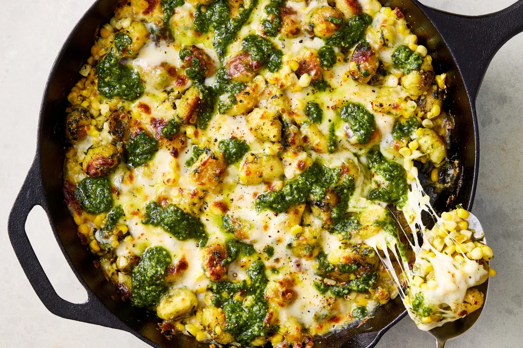 Five weeknight dishes: Kids love this cheesy gnocchi with corn and pesto