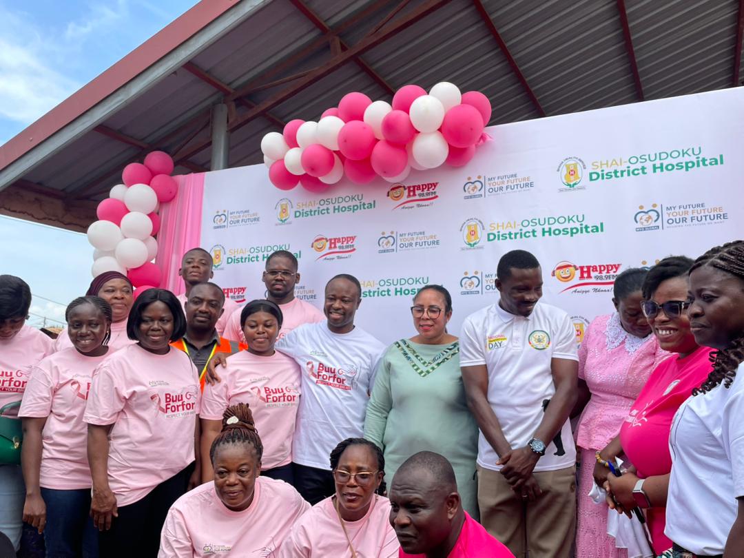 MYO Global marks Breast Cancer Awareness Month with Bu O’ Forfor Screening at Dodowa Market