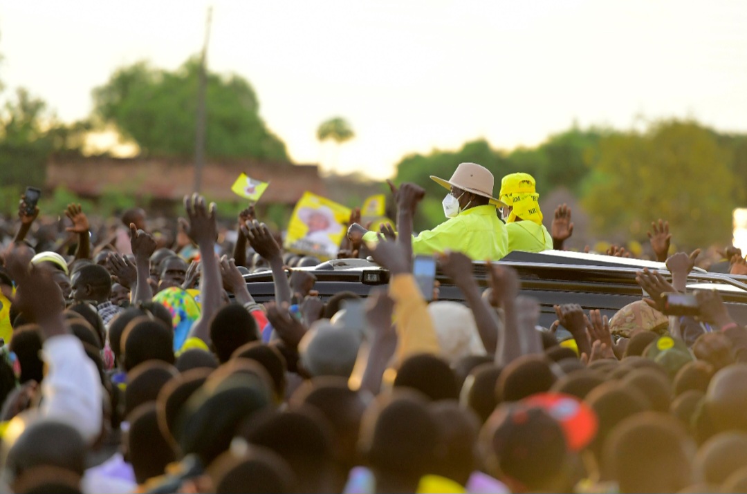 President Museveni salutes Kalaki residents for their role in restoring peace, promises further development 