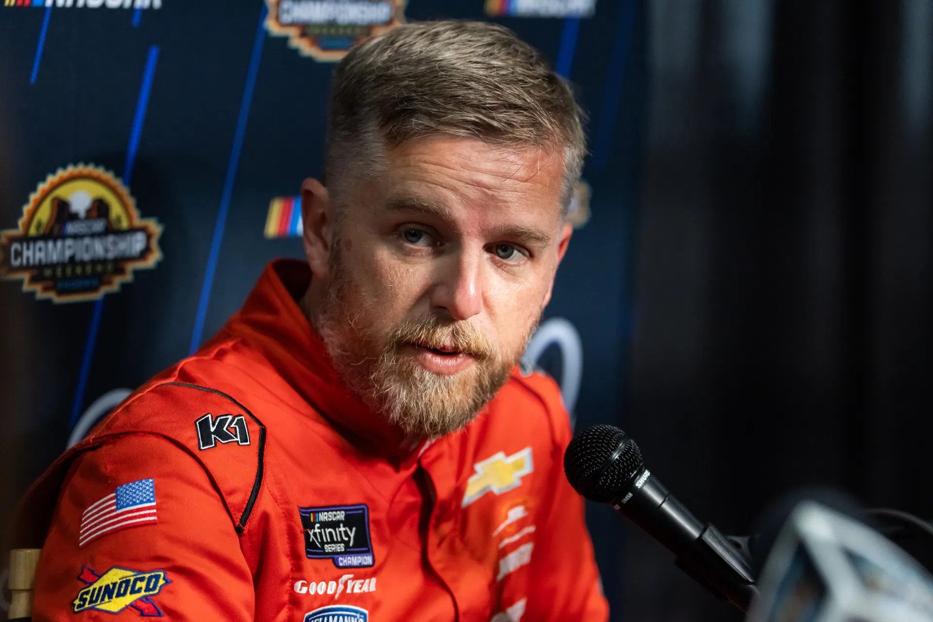 “I was upset”: Justin Allgaier opens up on yelling at former JRM teammate Sam Mayer after Martinsville race