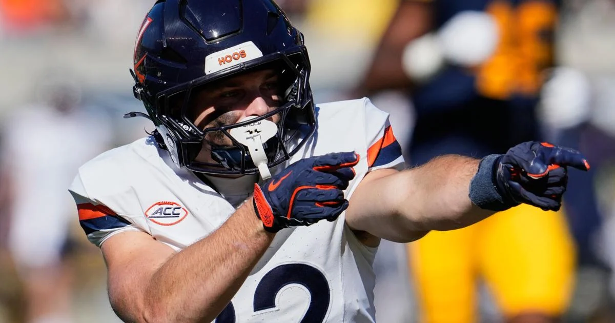 Virginia football climbs to No. 12 in latest AP Top 25 Poll