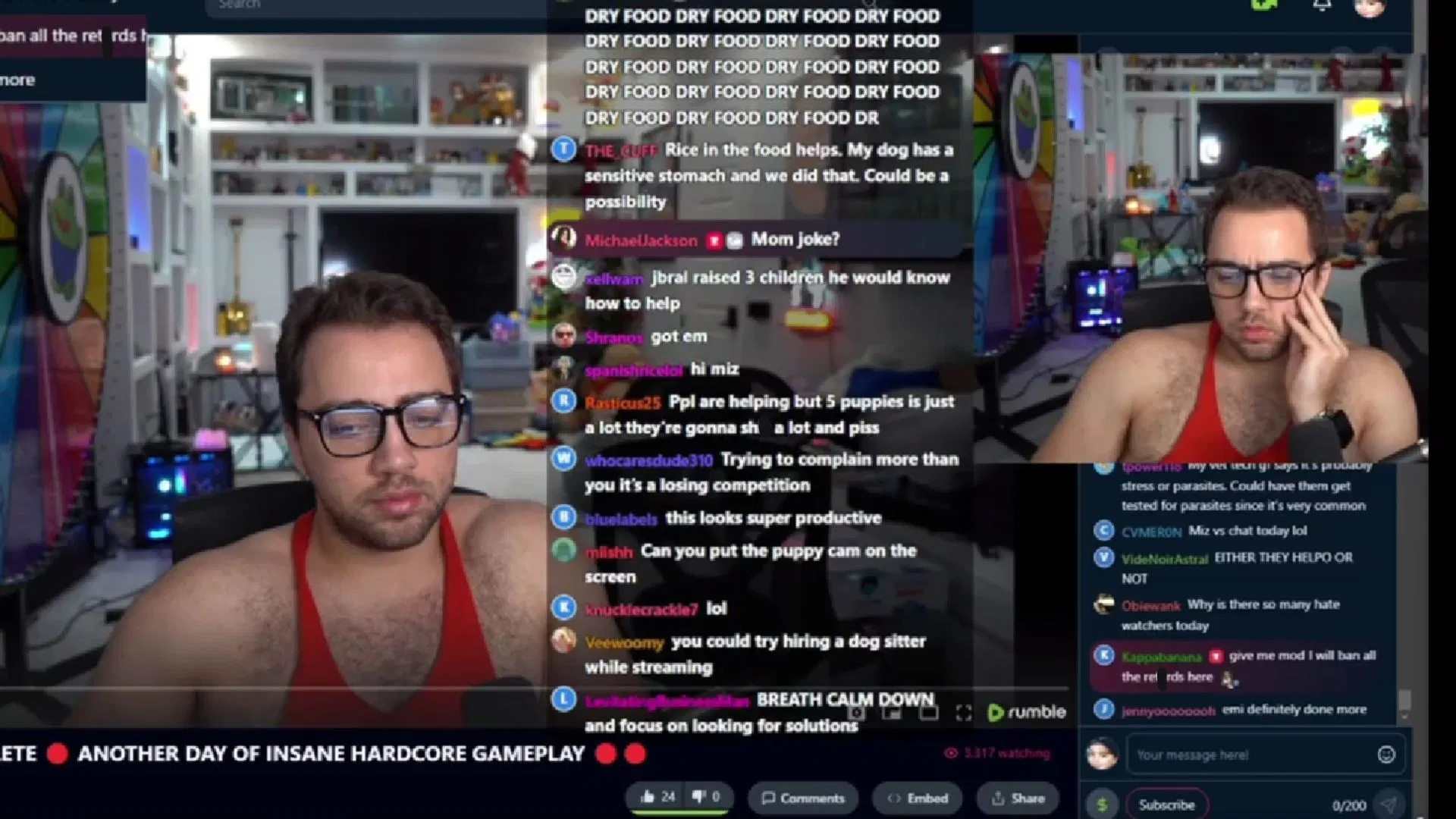"You want to tell me again you're not a massive simp?": Video of Mizkif lashing out at his viewers over Emiru surfaces