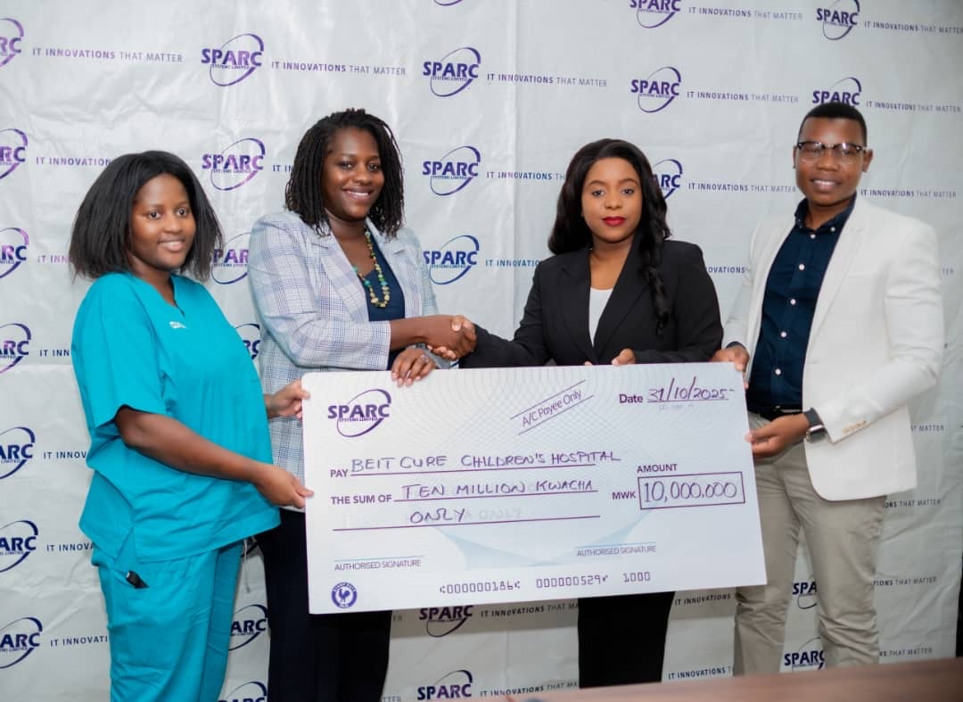Sparc Systems Donates K10 Million to Support Medical Care at Beit CURE Malawi