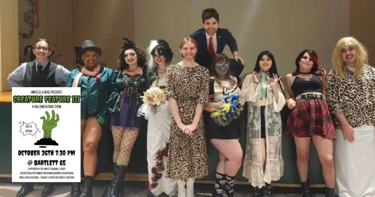 UMass Amherst Student Drag Club Hosts Halloween 'Creature Feature' Show, Tells Conservative Media to 'F**k Yourself'