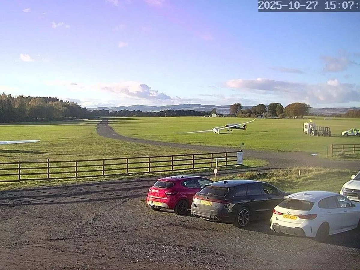 Horror plane crash sees man dead at Scottish airfield as emergency crews scrambled