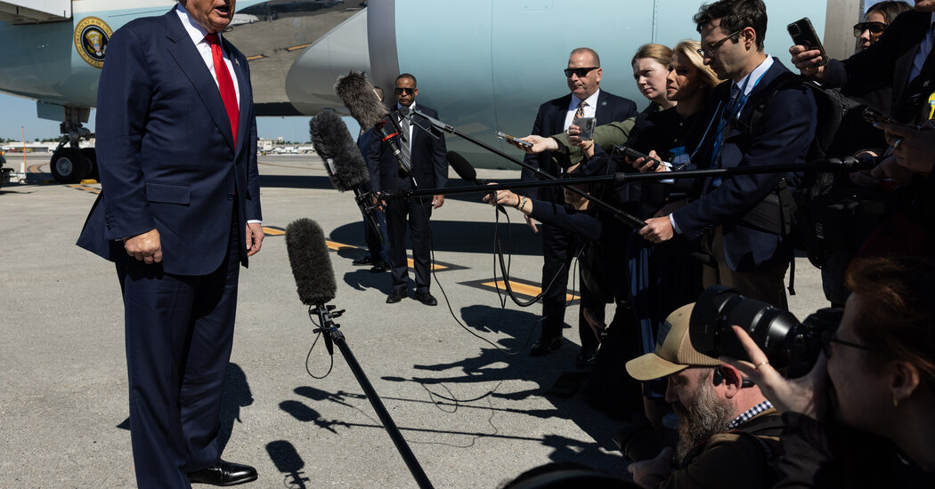 Trump Says War With Venezuela Is Unlikely but Suggests Maduro’s Time Is Up