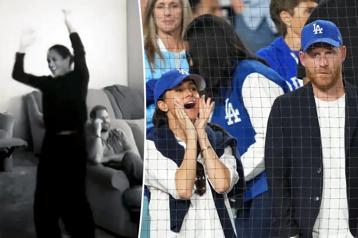 Why fans think Meghan Markle's 'irritating' World Series celebration with Prince Harry was 'staged'