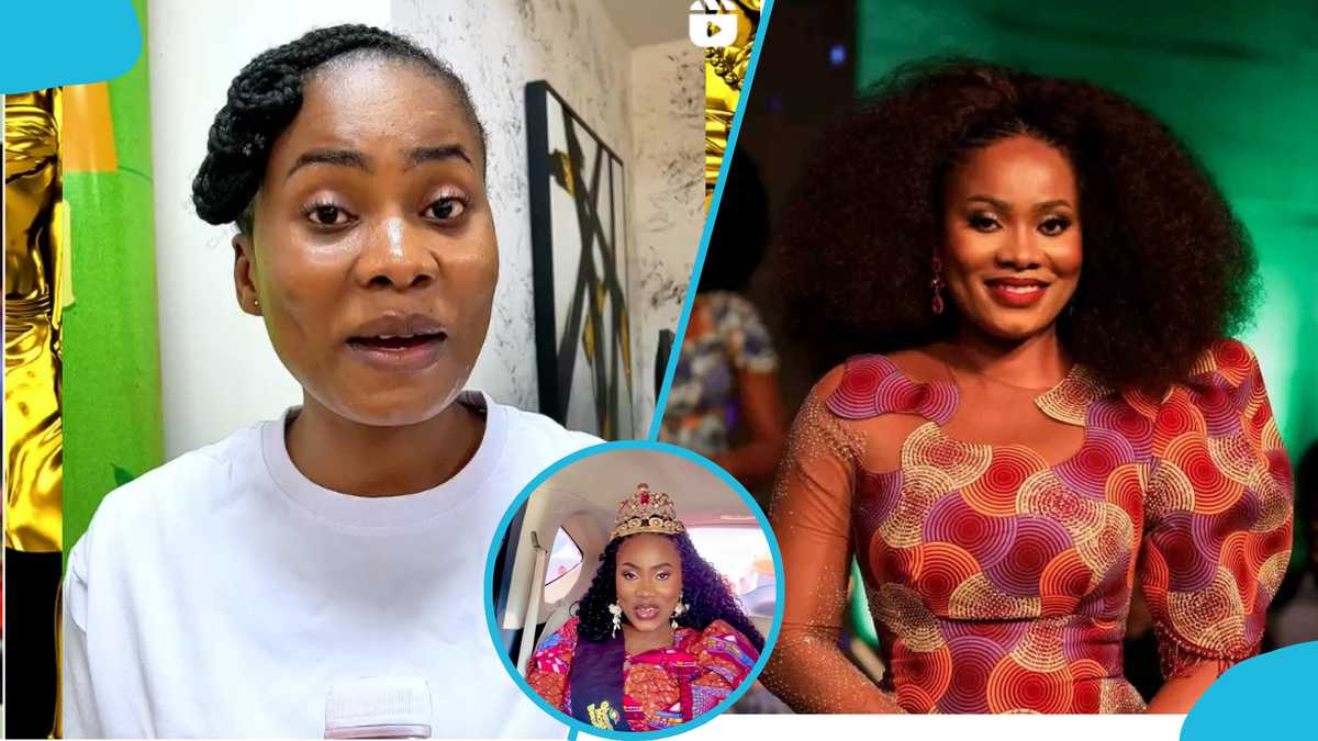 2025 GMB winner Etornam looks a decade younger as she rocks heavy makeup and glamorous braids hairstyle to Hogbetsotsoza