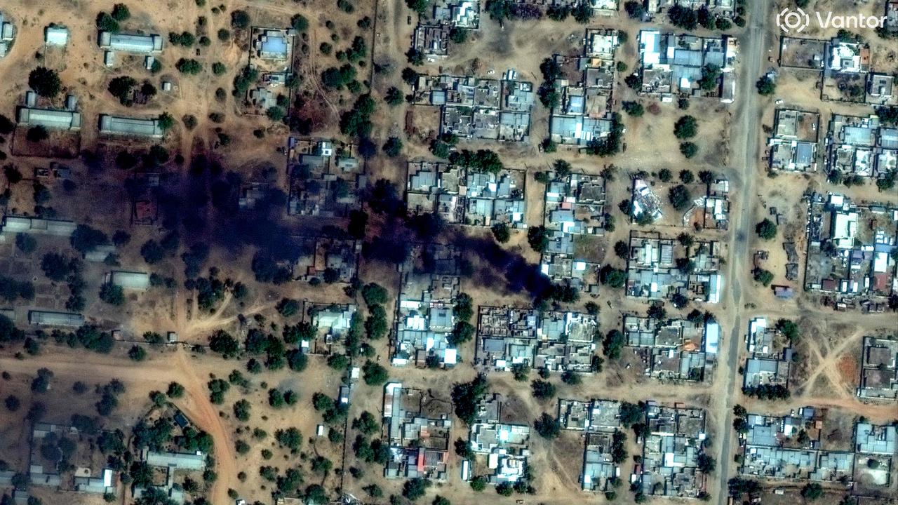‘World’s worst humanitarian crisis’: Satellite images show blood stained earth as Sudan massacre unfolds