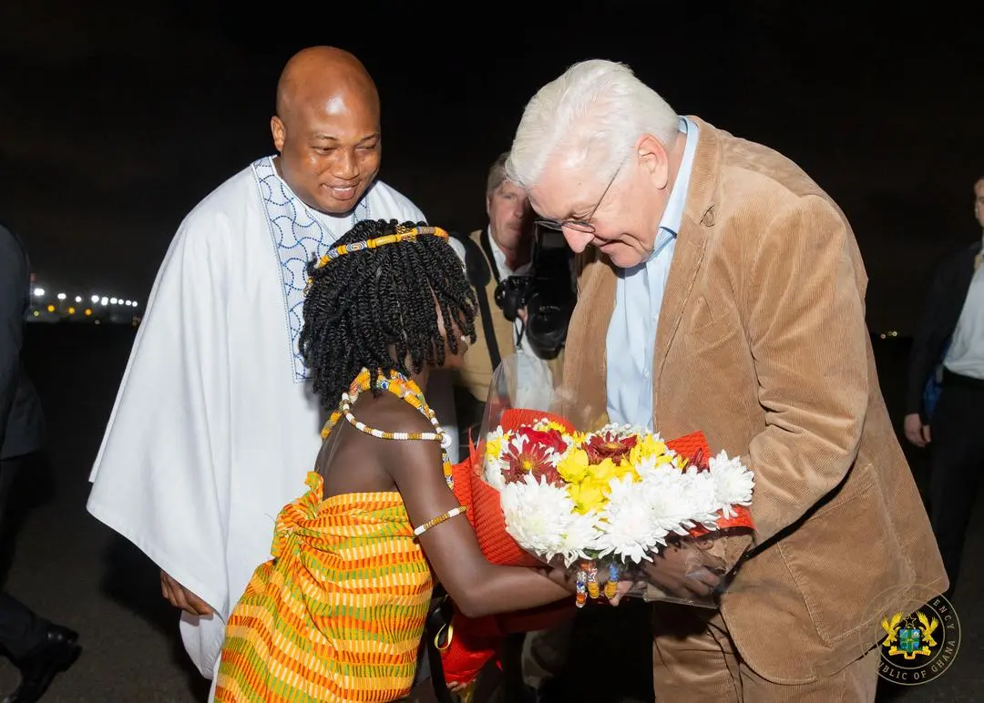 German President Steinmeier Arrives in Ghana for Historic Three-Day State Visit
