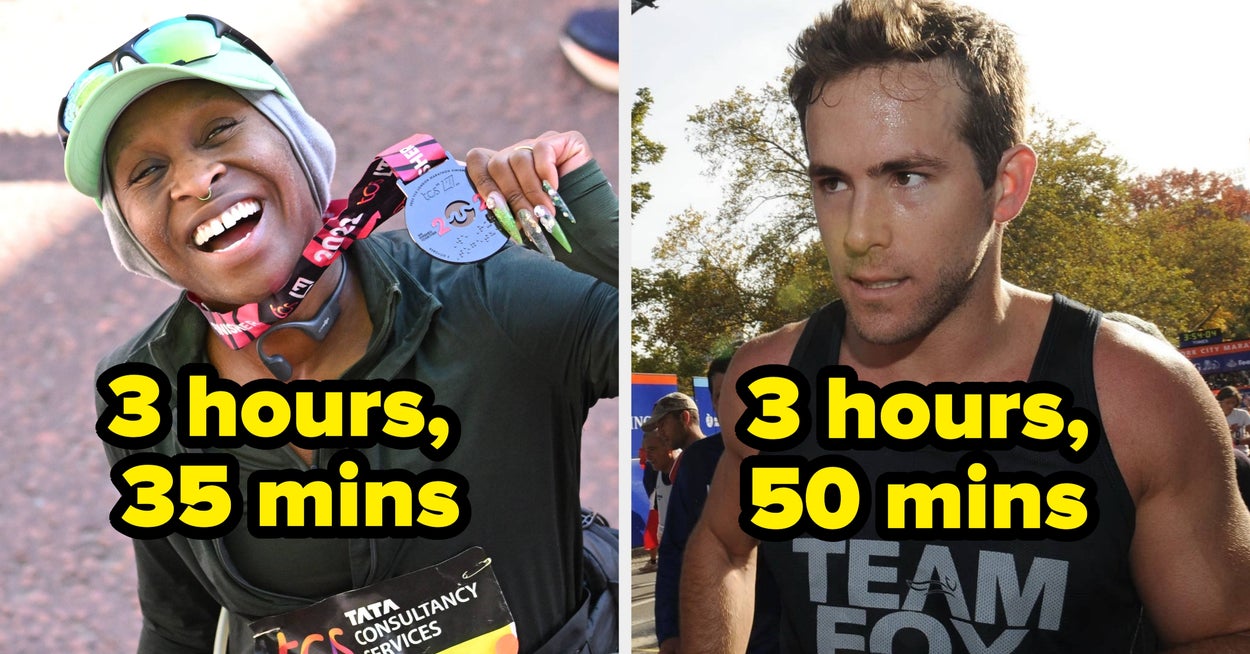 31 Celebrity Marathon Runners And Their Exact Finish Times