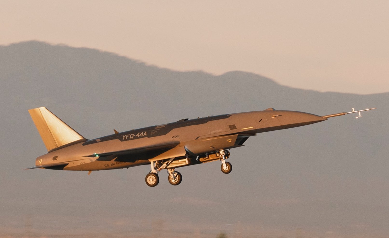 Anduril’s YFQ-44A fighter drone takes off for maiden flight