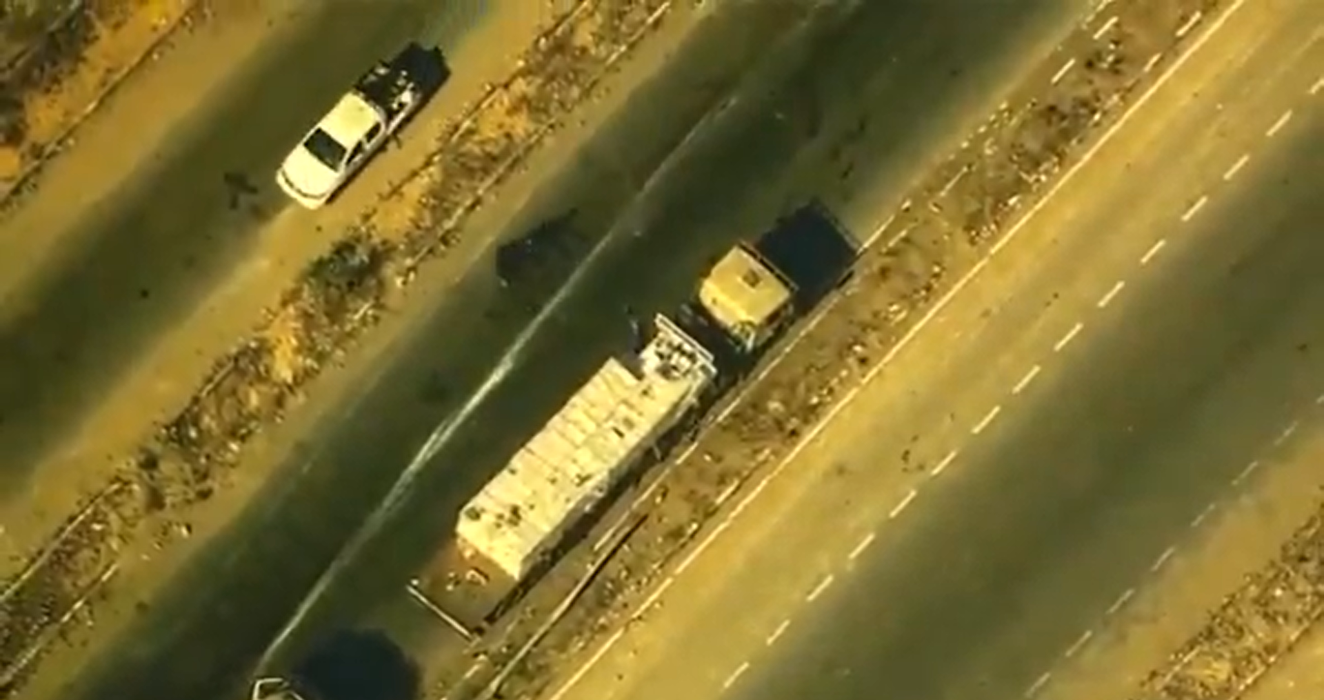 U.S. military publishes video of Palestinians looting an aid truck in southern Gaza