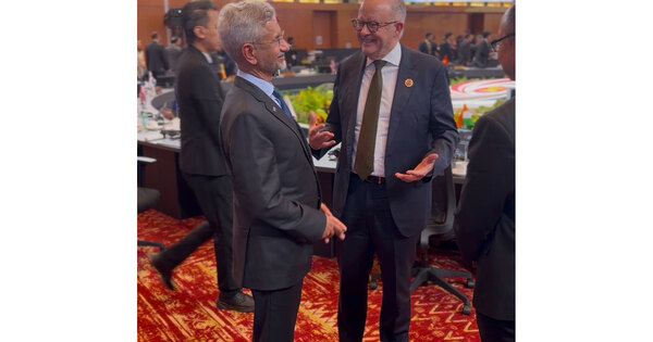EAM Jaishankar meets Australian PM Anthony Albanese on sidelines of East Asia Summit