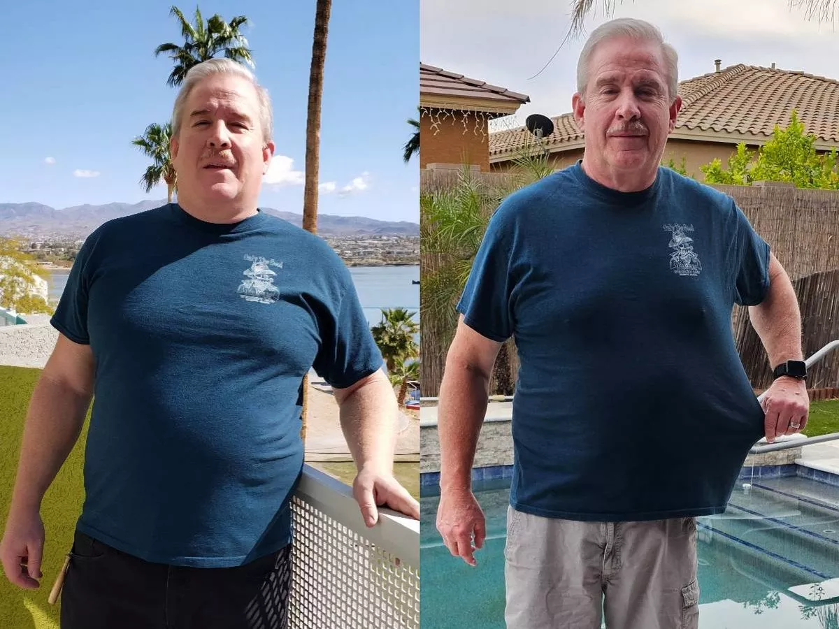 Man 'transformed' after losing nearly four stone despite trying 'every fad diet'