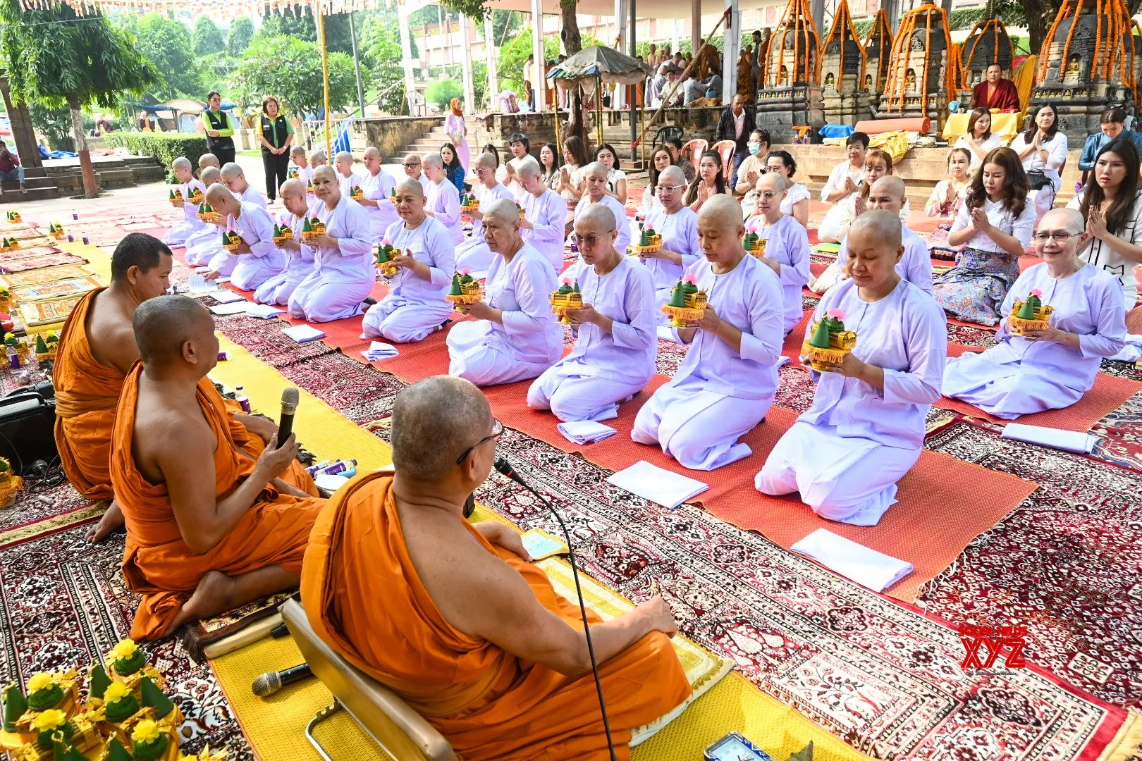 Thai Devotees Participate in Kathina Puja at Bodhgaya #Gallery