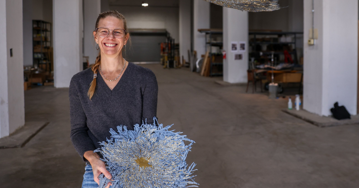 Artist hopes milkweed seeds will carry away visitors at new Omaha library