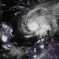 RAMMB/CIRA handout satellite image shows Hurricane Melissa southeast of Jamaica