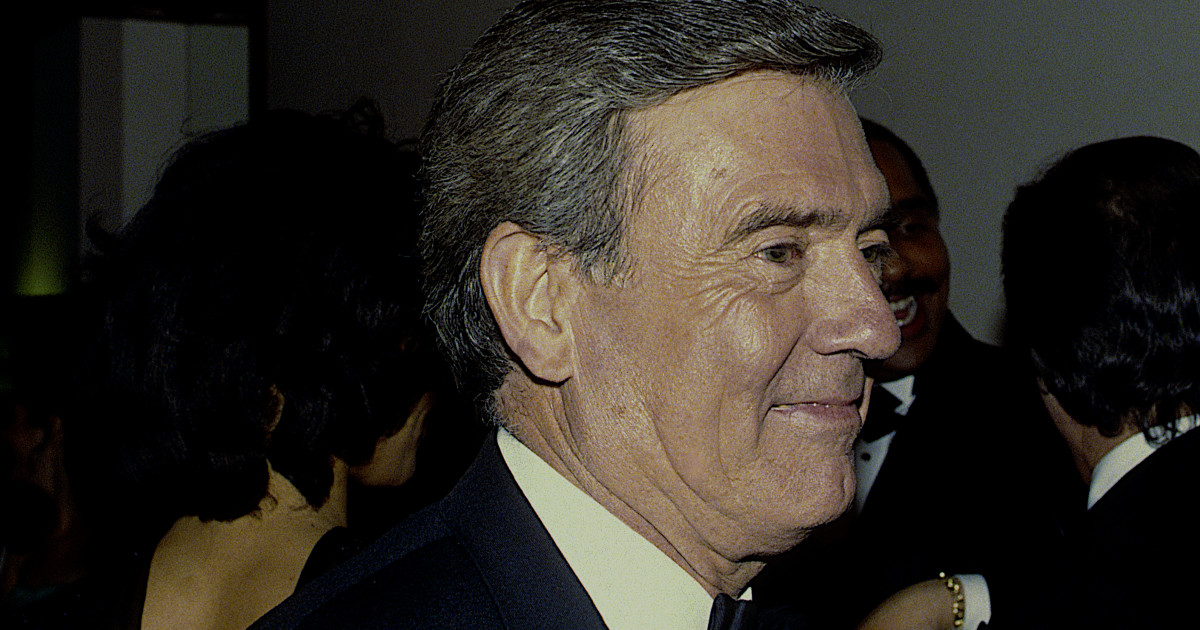 CBS News Icon Dan Rather Celebrates 94th Birthday With Cake