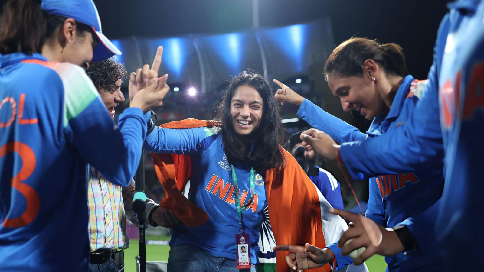 Watch: Injured Pratika Rawal Joins India's WC Celebrations On A Wheelchair