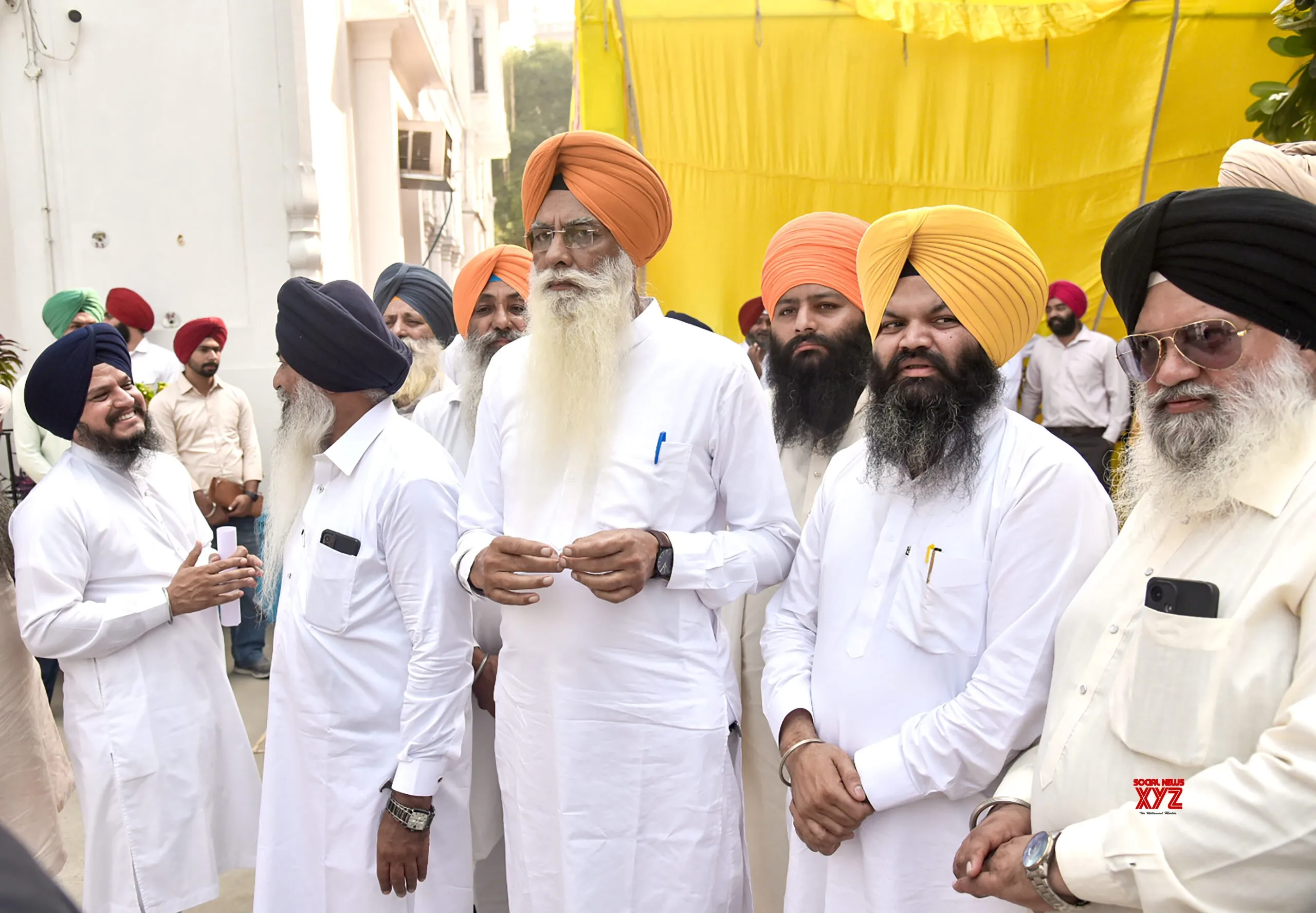 SGPC Members Cast Votes at Amritsar Headquarters #Gallery