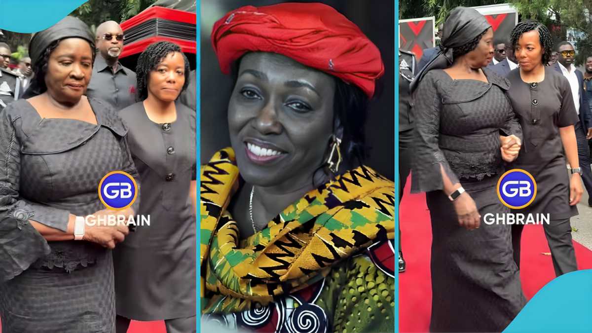 Nana Konadu’s death: Vice president consoles Zanetor as she mourns her mother