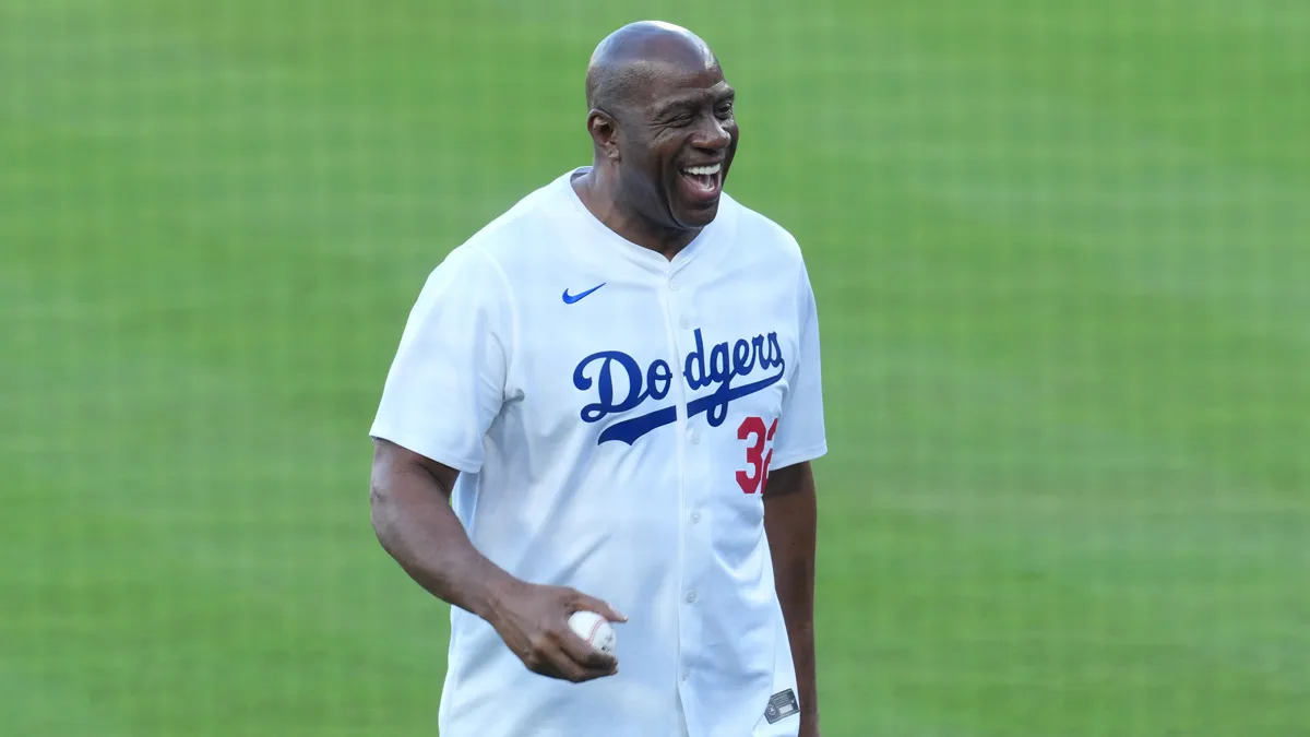 Dodgers’ Magic Johnson drops ’18 championship’ bar after World Series win