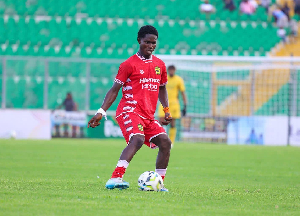 Watch Hubert Gyau’s thunderous strike in Kotoko’s 4-2 win over Karela